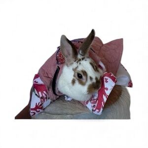 HANDCRAFTED pet of doll kimono polyester and cotton blend NWT